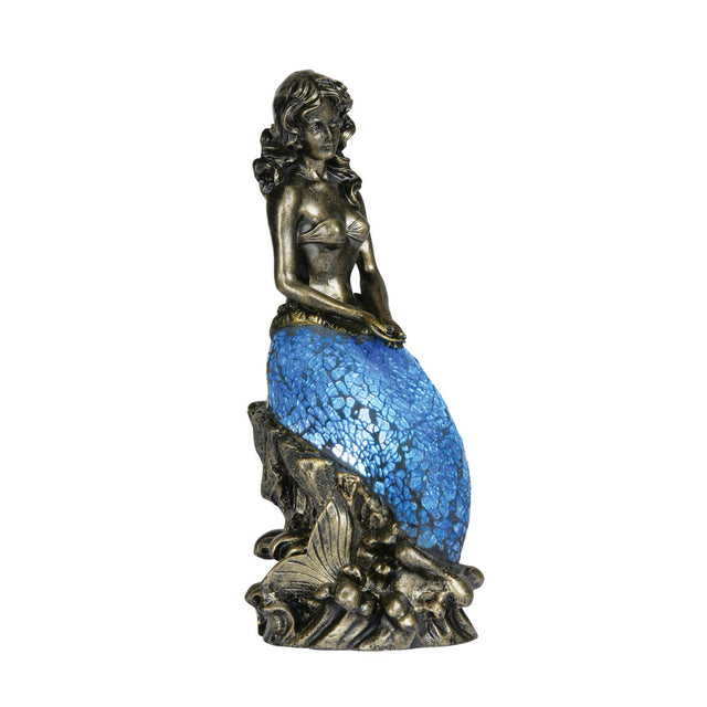 MERMAID MOSAIC GLASS TABLE LAMP