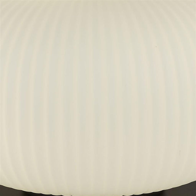 LUMINA 1LT TABLE LAMP WITH RIBBED FROSTED GLASS