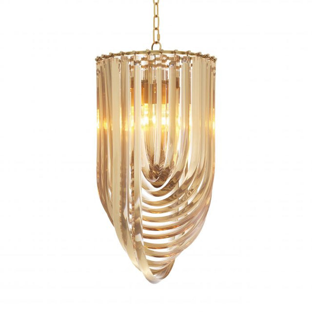 Chandelier Murano champagne