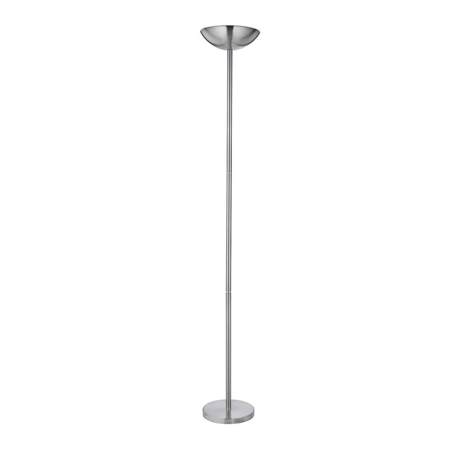 LED POLE  UPLIGHTER SATIN SILVER