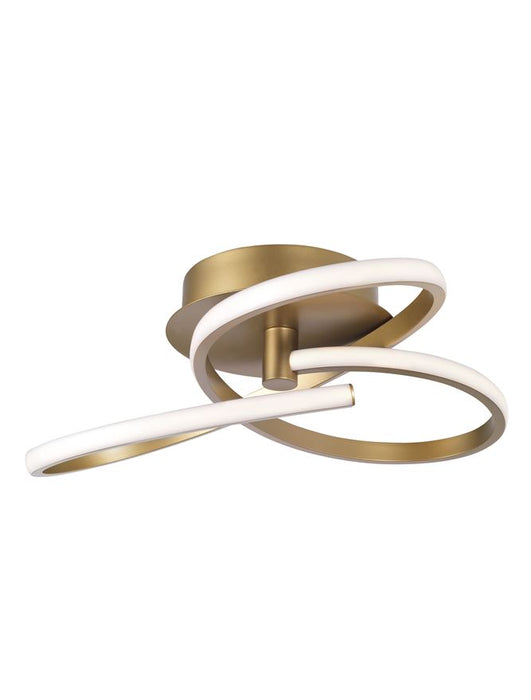 FUSION Brass Gold Aluminium & Acrylic LED 40 Watt 230 Volt 3017Lm 3000K IP20 D: 51 H: 20 cm