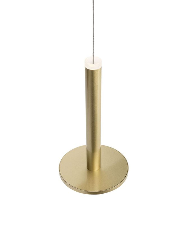 PALENCIA Satin Gold Aluminium & Acrylic LED 11 Watt 230 Volt 414Lm 3000K IP20 D: 15 H: 120 cm