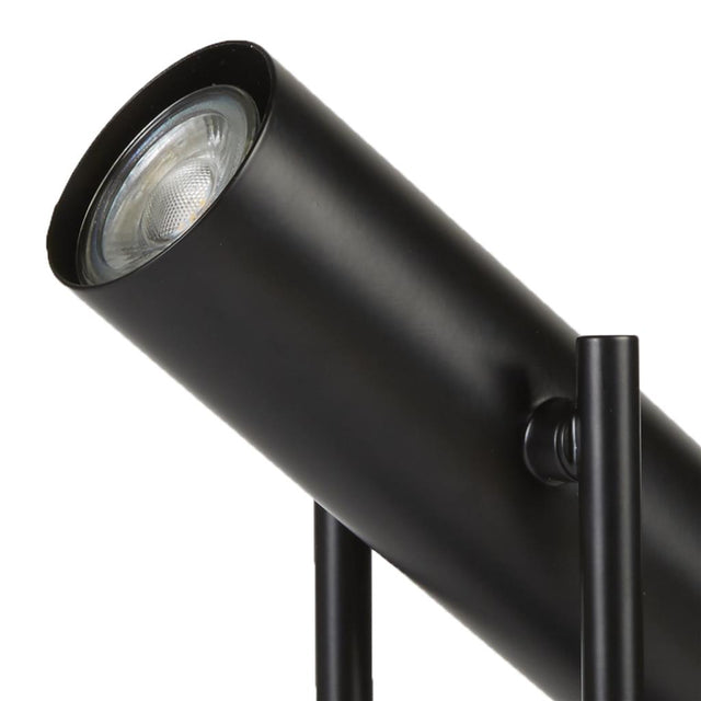 TELESCOPE 1LT CYLINDER SHADE TABLE LAMP, MATT BLACK