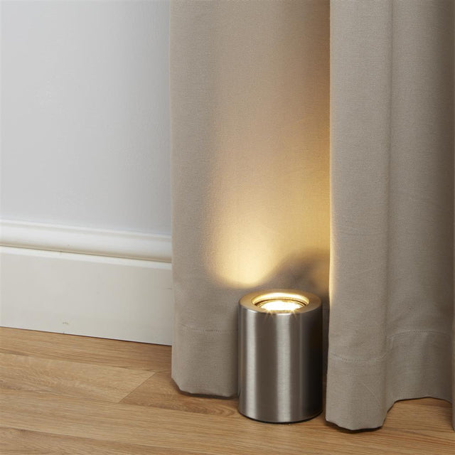 UPLIGHTER CYLINDER COLUMN TABLE LAMP, GU10 LED, MATT BLACK