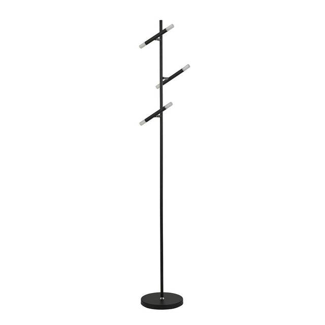 WANDS 3LT LED FLOOR LAMP - BLACK