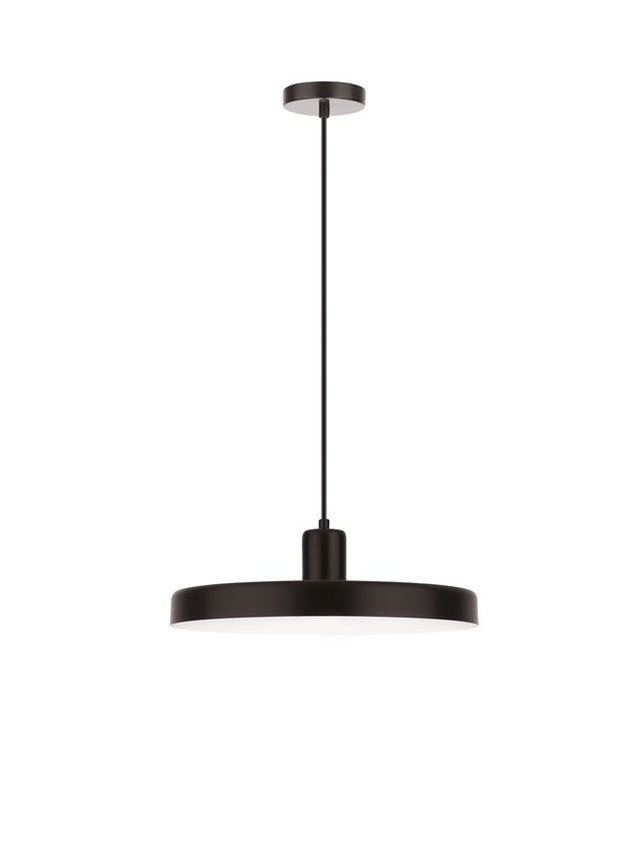 CHIOTO Matt Black Steel Outside Shiny White Steel Inside LED E27 1x12W IP20 Bulb Excluded D: 60 H: 120 cm