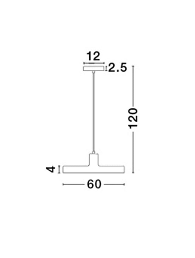 CHIOTO Matt Black Steel Outside Shiny White Steel Inside LED E27 1x12W IP20 Bulb Excluded D: 60 H: 120 cm