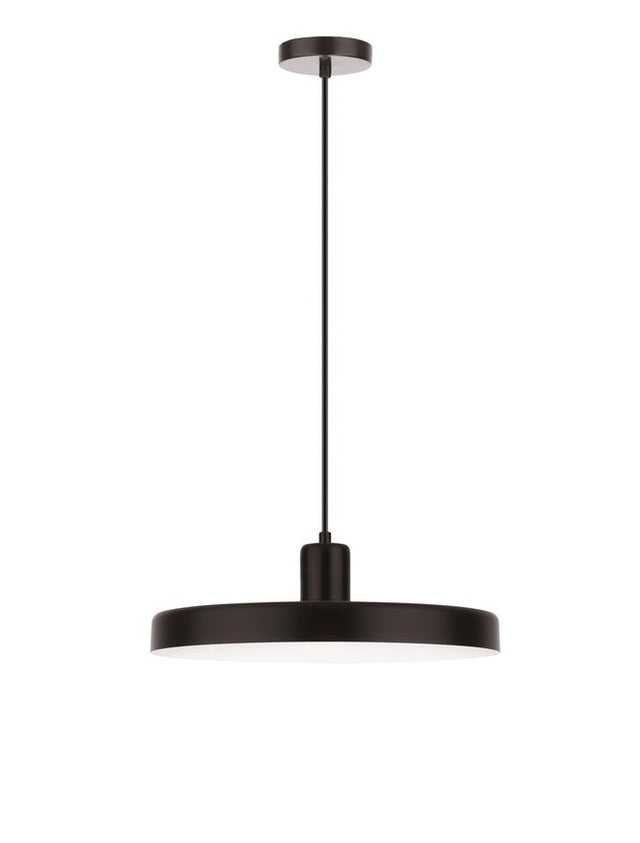 CHIOTO Matt Black Steel Outside Shiny White Steel Inside LED E27 1x12W IP20 Bulb Excluded D: 36 H: 120 cm