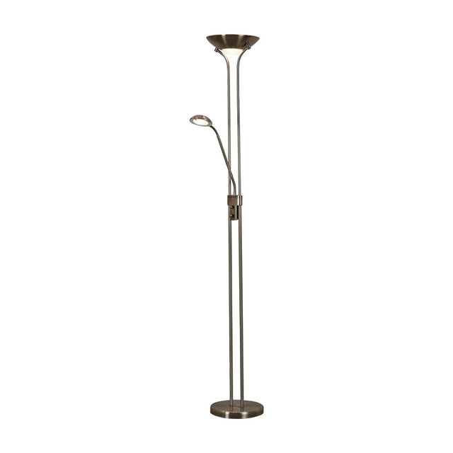 LED MOTHER & CHILD FLOOR LAMP - ANTIQUE BRASS