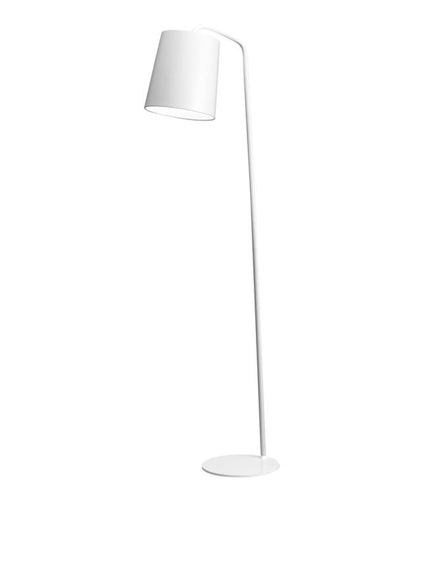 STABILE Matt White Metal Outside Matt White Inside LED E27 1x12 Watt IP20 Bulb Excluded D: 30 H: 188 cm