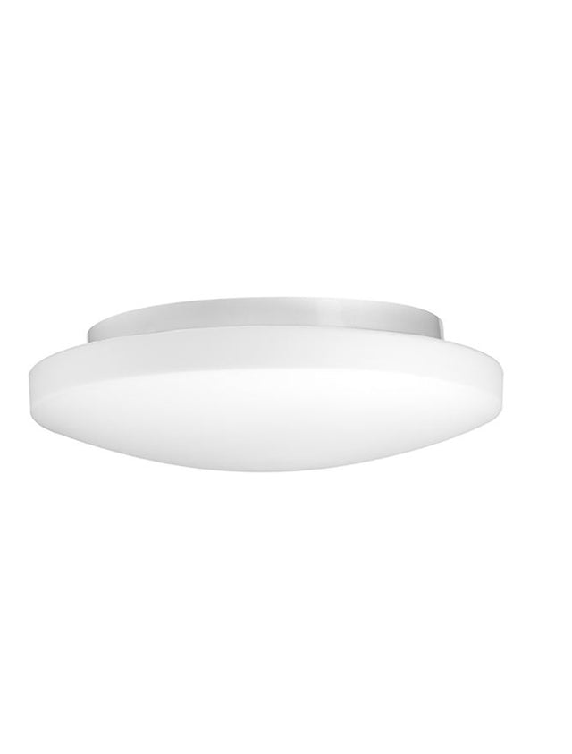 IVI Ceiling Light IP44 White Opal Glass LED E27 2x12W D:33 H:8cm