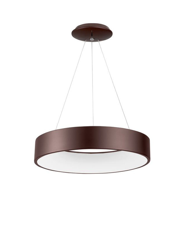 RANDO Coffee Brown Aluminium & Acrylic LED 42 Watt 230 Volt 2520Lm 3000K IP20 D: 60 H: 120 cm