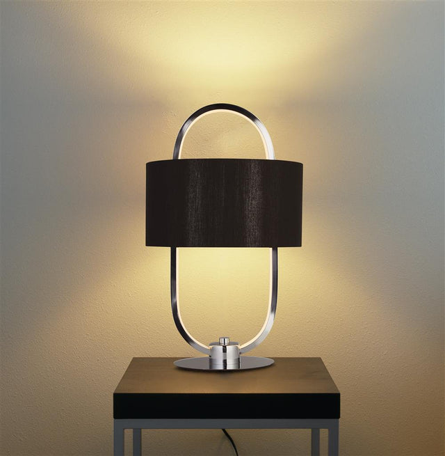 MADRID LED TABLE LAMP WITH BLACK SHADE