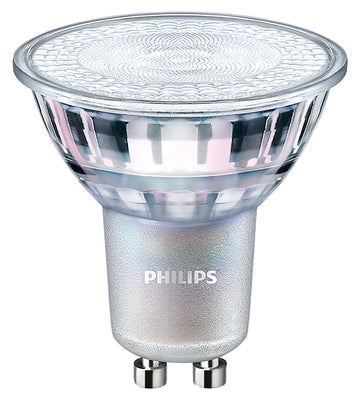 7-80W PHILIPS GU10 3000K 36 DEGREE DIM 590LM 25000HRS COLOUR 830