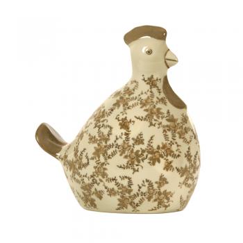 FAWN PORCELAIN CHICKEN