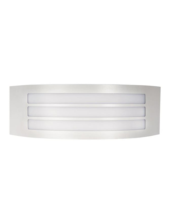 ZENITH White Aluminium White Acrylic E27 1x16 Watt L: 30.5 W: 9 H: 10.5 cm IP44