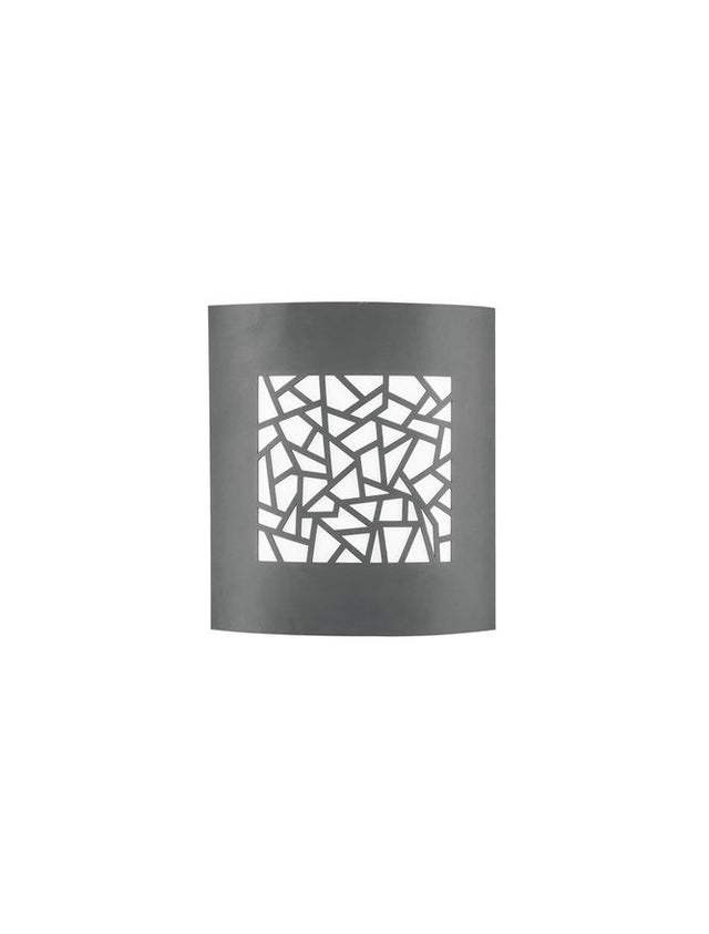 ZENITH Dark Gray Alum. & White Acrylic E27 1x16 Watt L: 23 W: 9.5 H: 26.4 cm IP44