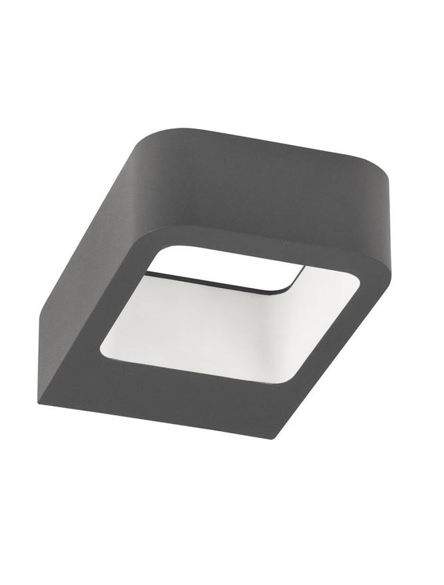 ACQUA Dark Gray Alum. Acrylic Diffuser LED 6 Watt 280Lm 3000K L: 12 W: 18 H: 5 cm IP54