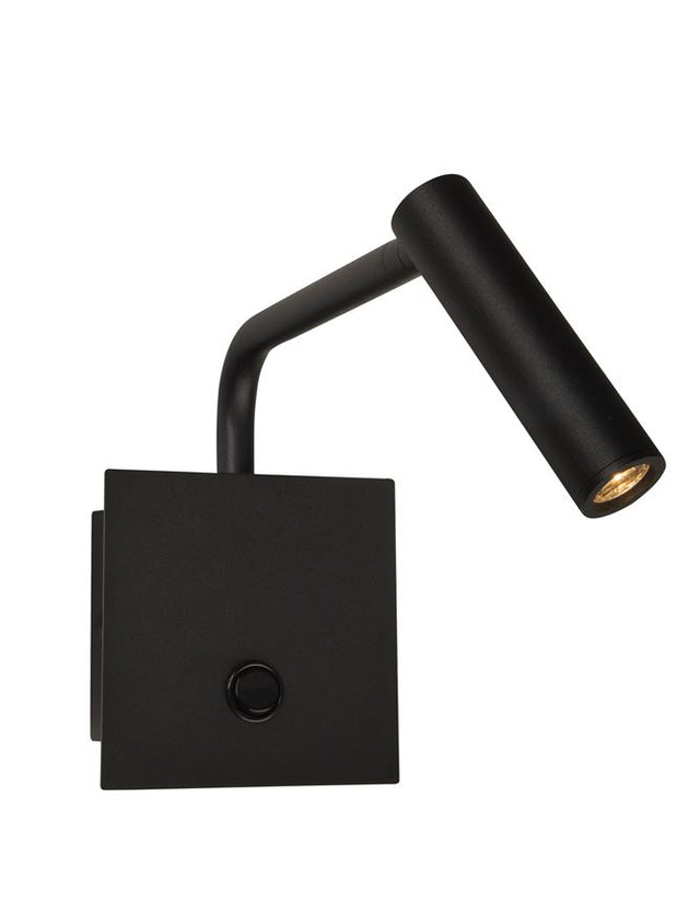 SICILY Wall Light Sand Black Aluminium LED 3W 3000K 190Lum L:10 W:16 H:23cm