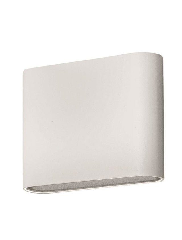 SOHO Sandy White Alum. Glass Diffuser LED 2x3 Watt 480Lm 3000K L: 12 H: 9 cm IP54