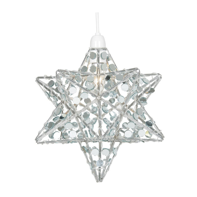 CHROME STAR PENDANT LAMP