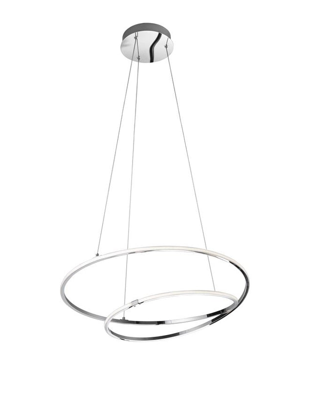 VIAREGGIO Chrome Aluminium & Acrylic LED 29 Watt 230 Volt 2000Lm 3000K IP20 D: 56 H: 120 cm