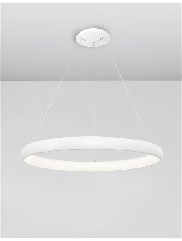 ALBI Sandy White Aluminium & Acrylic LED 50 Watt 230 Volt 2500Lm 3000K IP20 D: 61 H: 120 cm