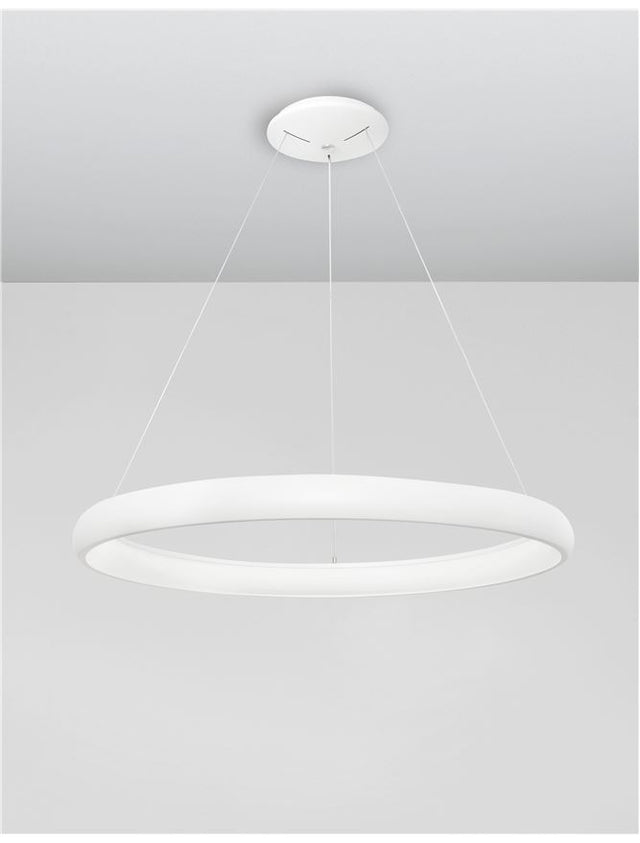 ALBI Sandy White Aluminium & Acrylic LED 50 Watt 230 Volt 2500Lm 3000K IP20 D: 61 H: 120 cm