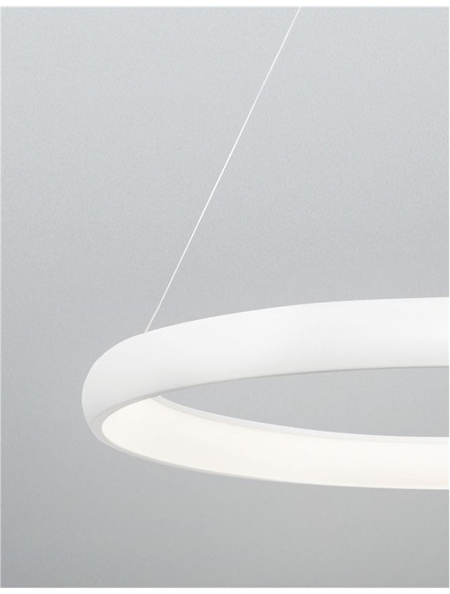 ALBI Sandy White Aluminium & Acrylic LED 50 Watt 230 Volt 2500Lm 3000K IP20 D: 61 H: 120 cm