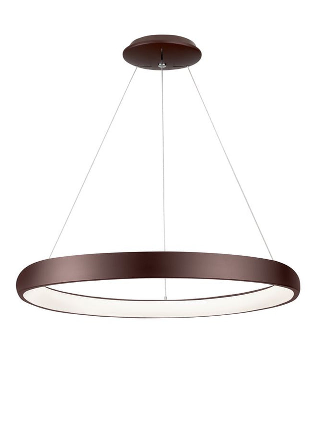 ALBI Coffee Brown Aluminium & Acrylic LED 80 Watt 230 Volt 4000Lm 3000K IP20 D: 81 H: 120 cm