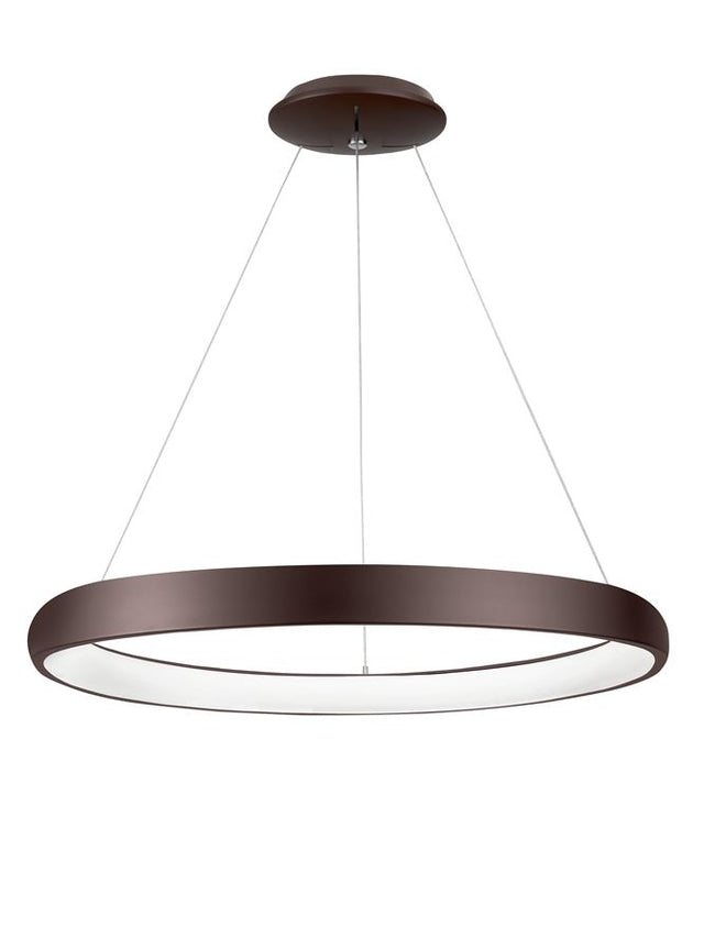 ALBI Coffee Brown Aluminium & Acrylic LED 80 Watt 230 Volt 4000Lm 3000K IP20 D: 81 H: 120 cm