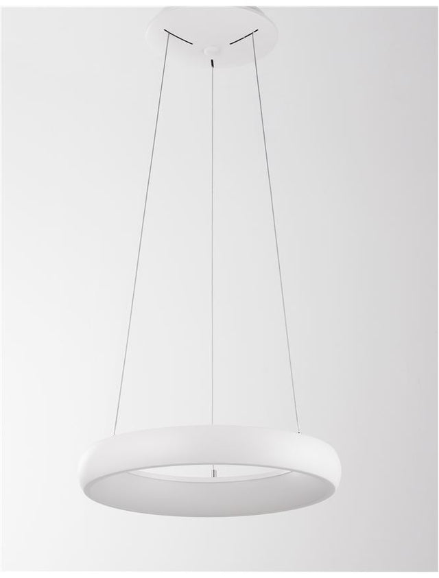 ALBI Sandy White Aluminium & Acrylic LED 32 Watt 230 Volt 1950Lm 3000K IP20 D: 41 H: 120 cm