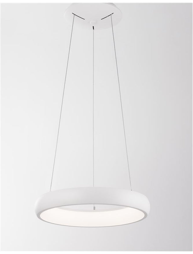 ALBI Sandy White Aluminium & Acrylic LED 32 Watt 230 Volt 1950Lm 3000K IP20 D: 41 H: 120 cm