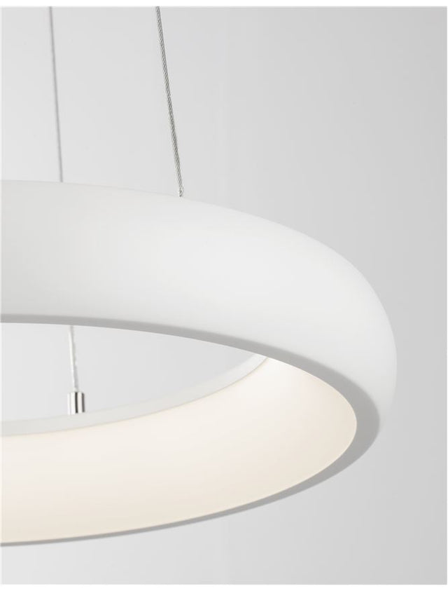 ALBI Sandy White Aluminium & Acrylic LED 32 Watt 230 Volt 1950Lm 3000K IP20 D: 41 H: 120 cm