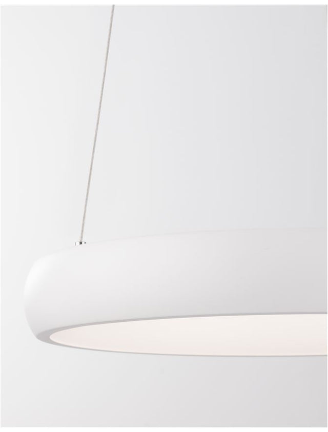 ALBI Sandy White Aluminium & Acrylic LED 32 Watt 230 Volt 1950Lm 3000K IP20 D: 41 H: 120 cm