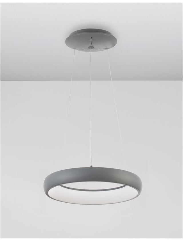 ALBI Sandy Gray Aluminium & Acrylic LED 32 Watt 230 Volt 1950Lm 3000K IP20 D: 41 H: 120 cm