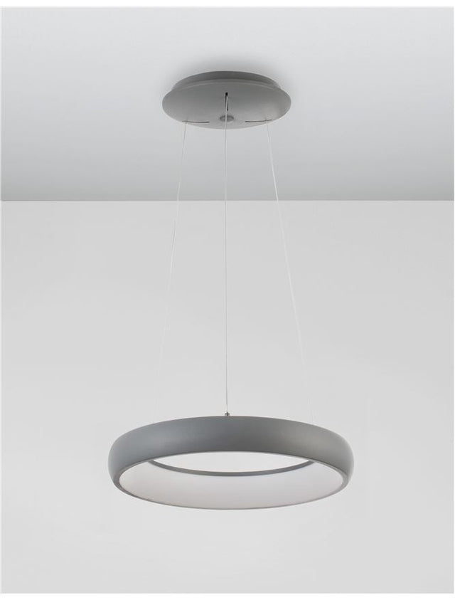 ALBI Sandy Gray Aluminium & Acrylic LED 32 Watt 230 Volt 1950Lm 3000K IP20 D: 41 H: 120 cm