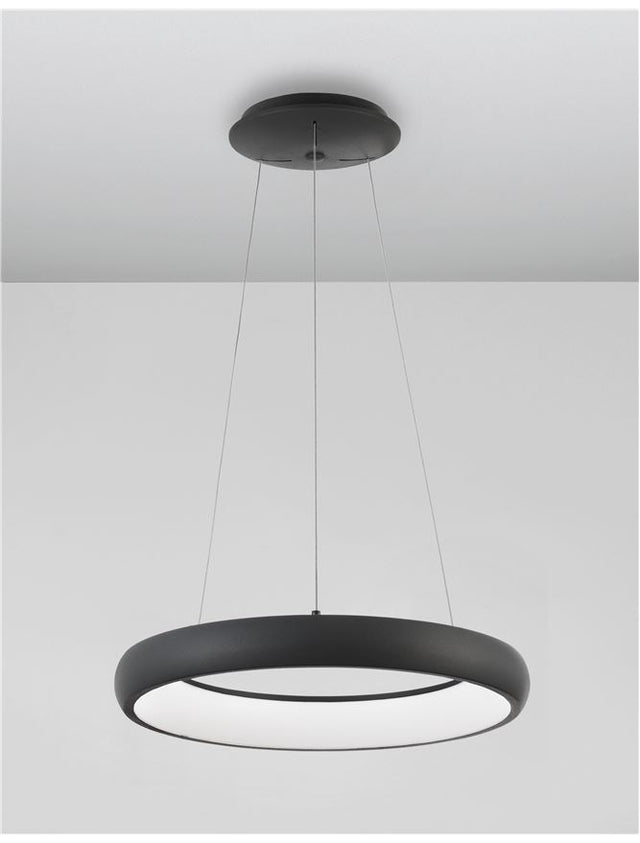 ALBI Dimmable Sandy Black Aluminium & Acrylic LED 32 Watt 230 Volt 1950Lm 3000K IP20 D: 41 H: 120 cm