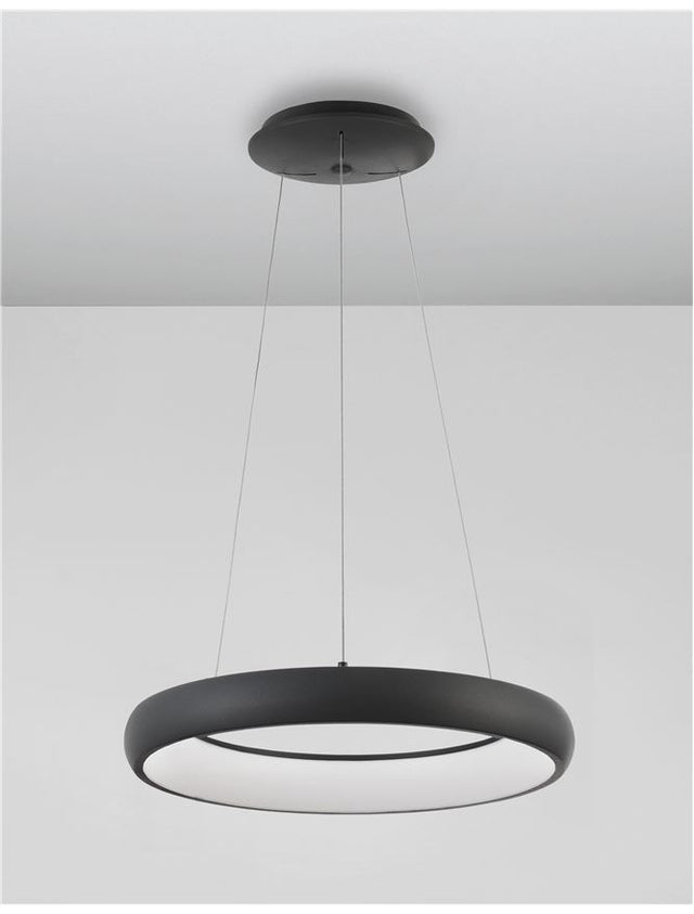 ALBI Dimmable Sandy Black Aluminium & Acrylic LED 32 Watt 230 Volt 1950Lm 3000K IP20 D: 41 H: 120 cm