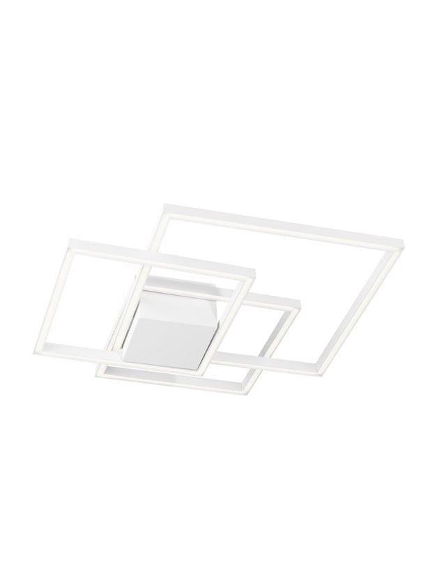 BILBAO White Aluminium & Acrylic LED 42 Watt 230 Volt 2650Lm 3000K IP20 L: 56 W: 56 H: 8.5 cm