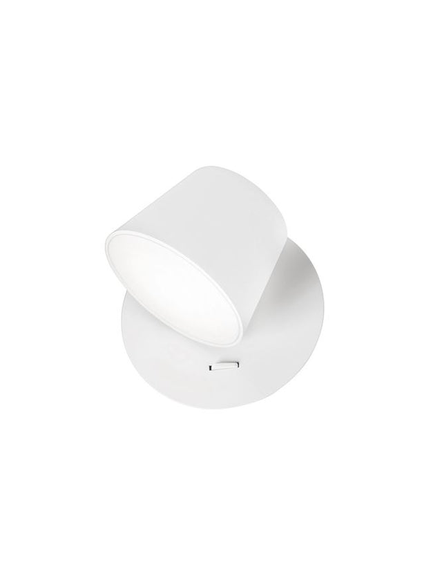 AMADEO White Aluminium & Acrylic Adjustable Switch On/Off LED Edison 6 Watt 230 Volt 528Lm 3000K IP20 D: 12 W: 12 H: 12 cm