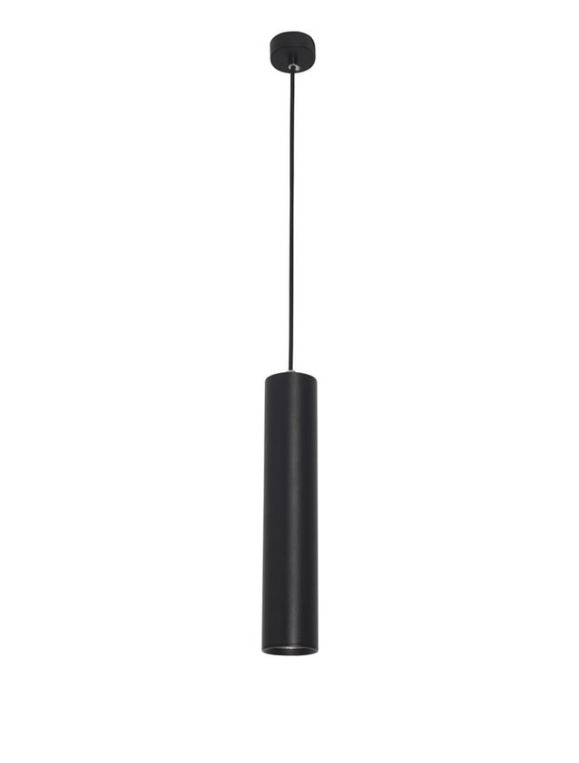 GIA Black Aluminium LED GU10 1x10 Watt 230 Volt IP20 Bulb Excluded D: 6 H1: 30 H2: 300 cm