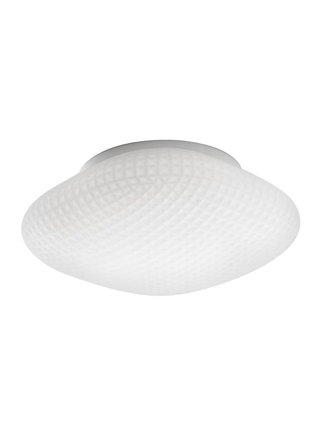 SENS CEILING LIGHT WHITE GLASS LED E27 1x12W D:25 H:11cm