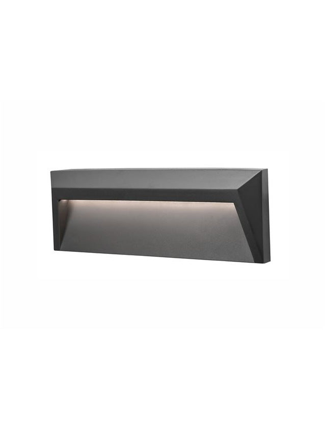 LUTON Dark Gray ABS LED 1.6 Watt 100Lm 3000K L: 23 W: 3.3 H: 8 cm IP65