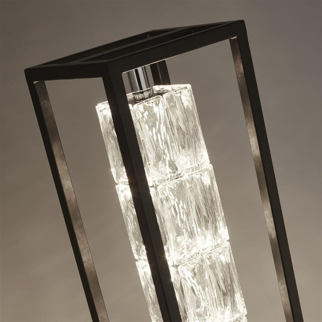 ELEVATOR 1LT FLOOR LAMP - WITH MATT BLACK FRAME.