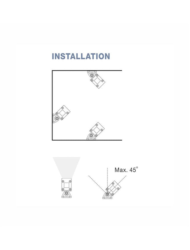 WALL WASHER Satin Nickel Alum.& Glass LED 15 Watt 1200Lm 3000K L: 100 W: 2.5 H: 3.5 cm IP67