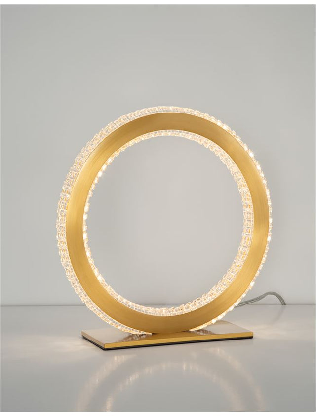 CILION Brass Gold Aluminium & Acrylic LED 20 Watt 230 Volt 1276Lm 2953K IP20 D: 25 W: 7 H: 26 cm