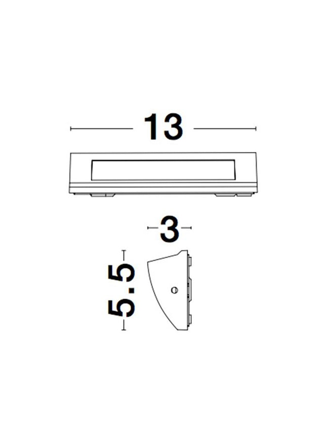 LIV White Die-Casting Aluminium & Glass Diffuser LED 3.5 Watt 150Lm 3000K 200-240 Volt
Beam Angle 120° IP54 L: 13 W: 3 H: 5.5 cm