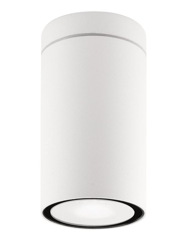 CERISE White Aluminium & Glass Diffuser GU10 1x35 Watt D: 6 H: 10.5 cm IP54