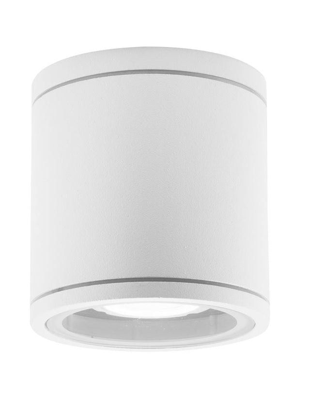 CERISE White Aluminium & Glass Diffuser GU10 1x35 Watt D: 9 H: 9 cm IP54